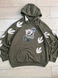 Fossil print hoodie