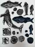 Iron on fish patches