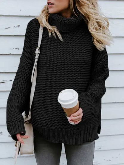 Warm Knitted Turtleneck Sweater